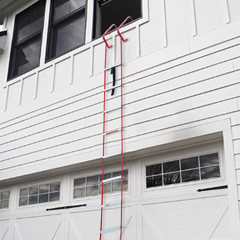 WFX Utility™ Retractable 2 Storey Fire Escape Ladder, 15 Feet Wayfair.ca